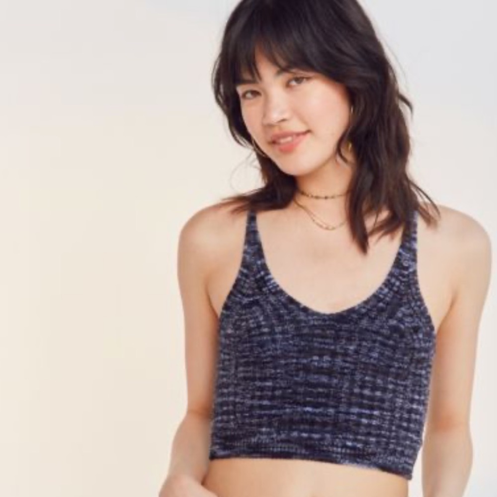 Urban Outfitters Tiny Ribbed Knit Tank Top